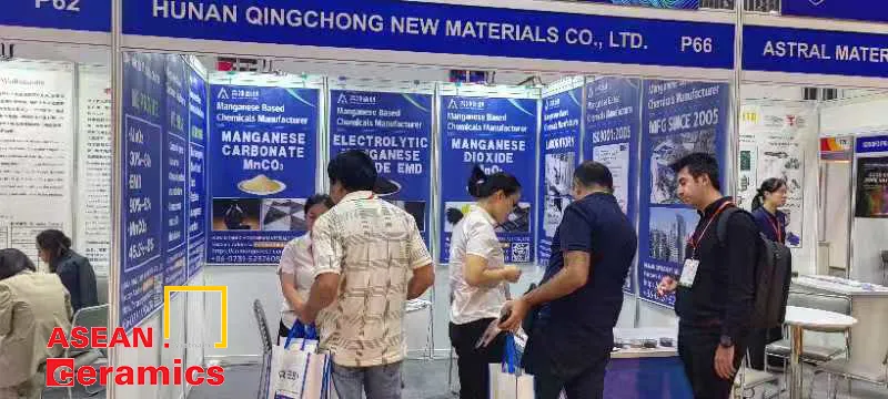 Время выставки QingChong на выставке ASEAN CERAMICS 2024 во Вьетнаме